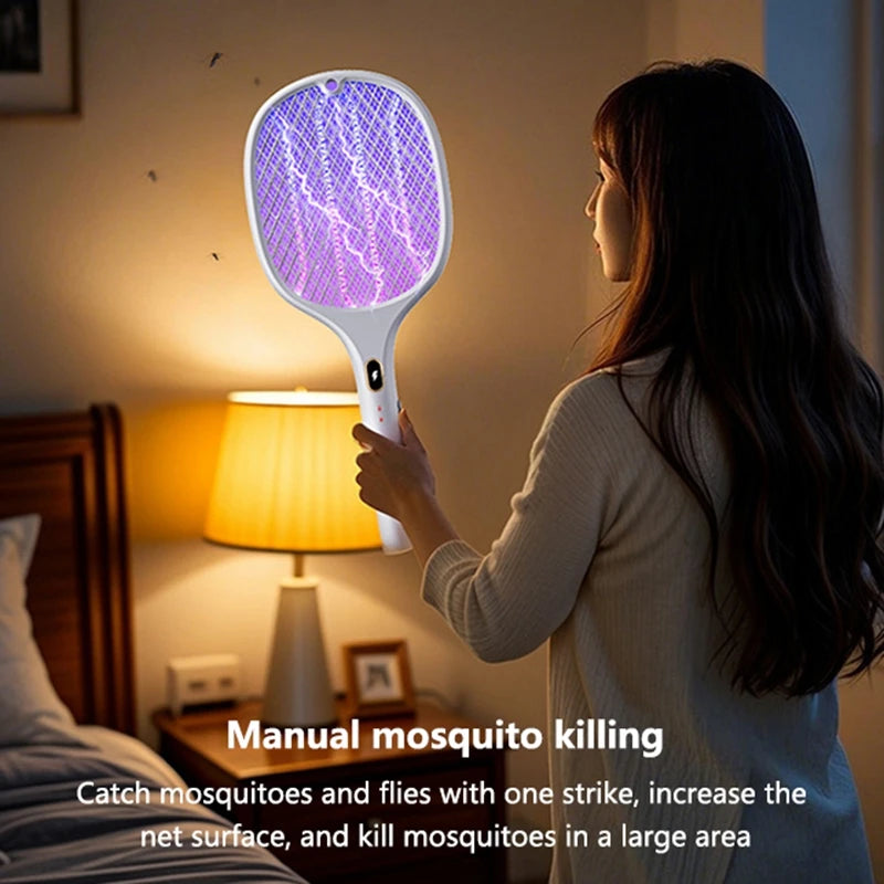 Xiaomi Purple Light Mosquito Swatter 3in1 Automatic Mosquito Trap 3000V Type-C Charging Household Electric Shock Mosquito Slayer