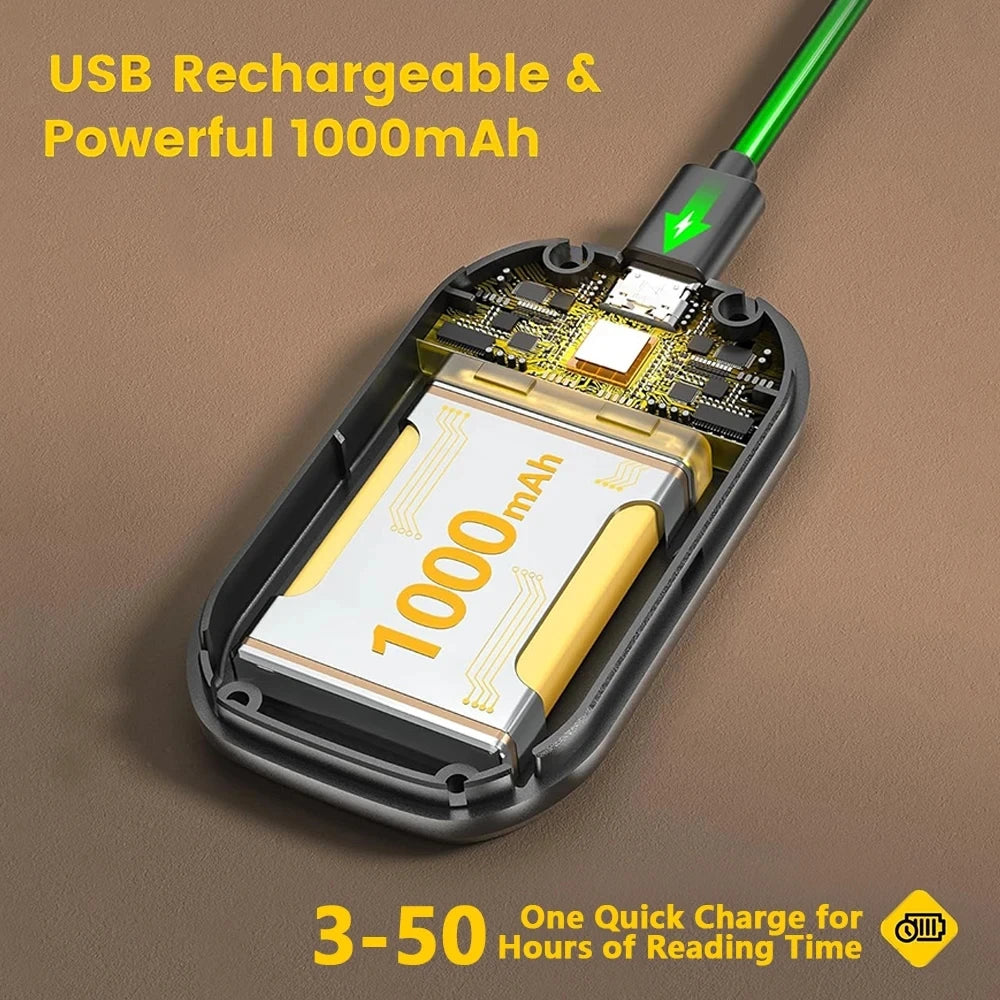 USB Rechargeable LED Clip Book Light Mini Reading Light Book Read Night Light High Quality Kids Child Desktop Reading Book Lamp