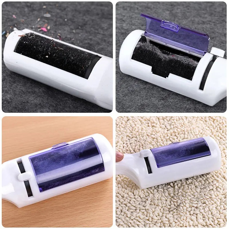 Brosse électrostatique pour enlever les peluches des vêtements, portable, pour manteaux, pulls, nettoyage à sec, brosse anti-peluches collantes pour animaux de compagnie
