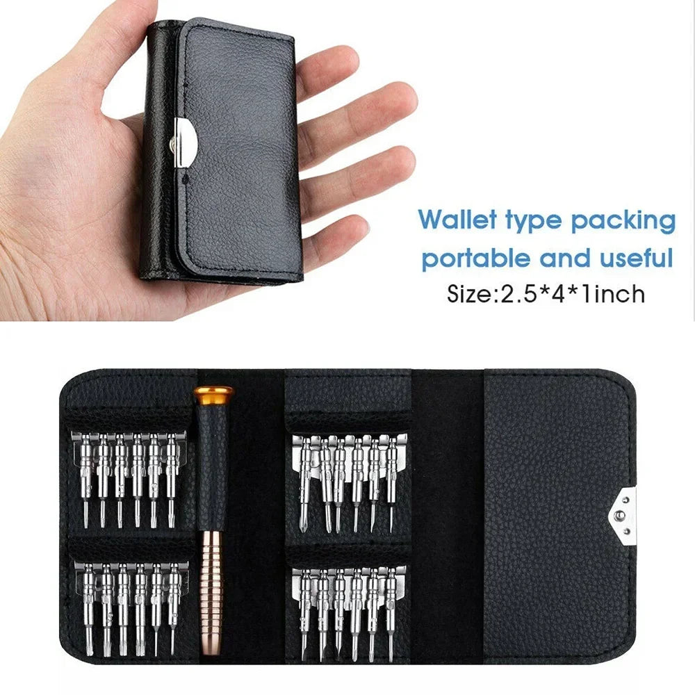 Jeu de tournevis de précision, kit d'outils pour ordinateur portable, kit de réparation de tournevis professionnel pour ordinateur 152/25 en 1, tournevis Torx T5 T6