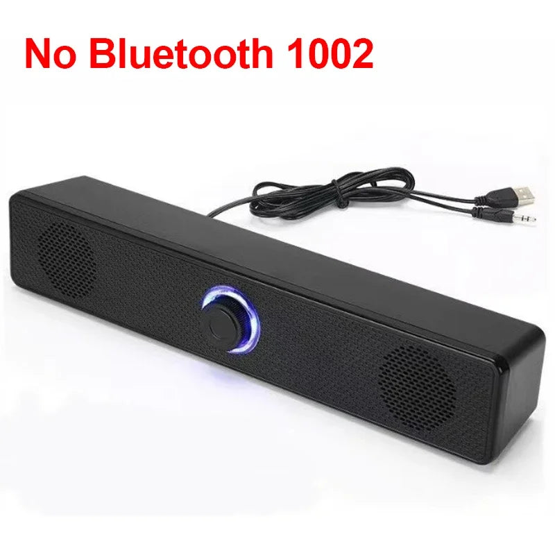 Barre de son PC filaire et sans fil Bluetooth, haut-parleur alimenté par USB pour téléviseur, ordinateur portable, jeux, cinéma maison, système audio surround
