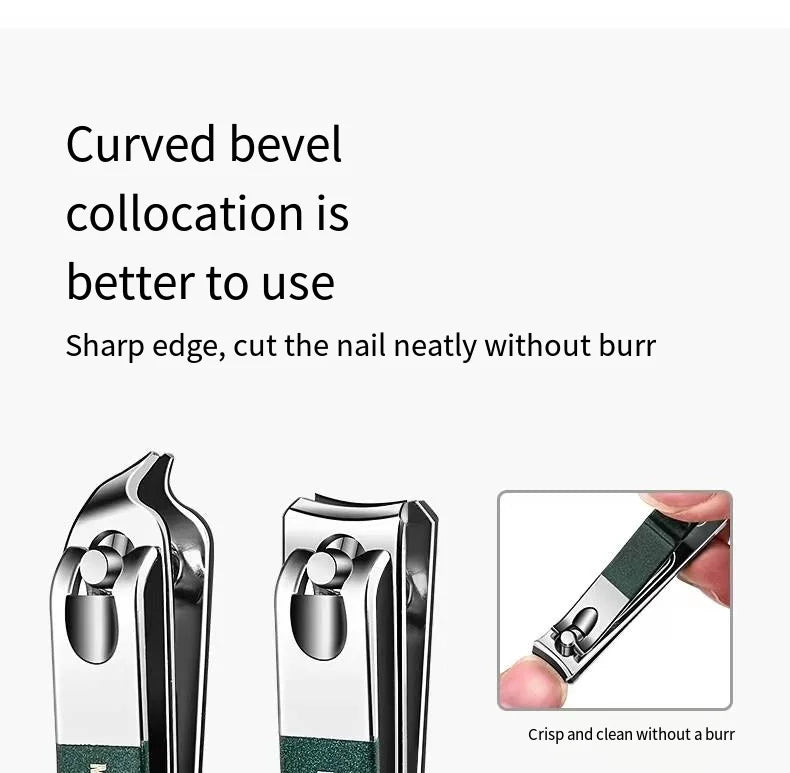 Ensemble de ciseaux à ongles haut de gamme pour hommes et femmes, coupe-ongles spéciaux, outils de manucure et de beauté, 6 pièces, portables