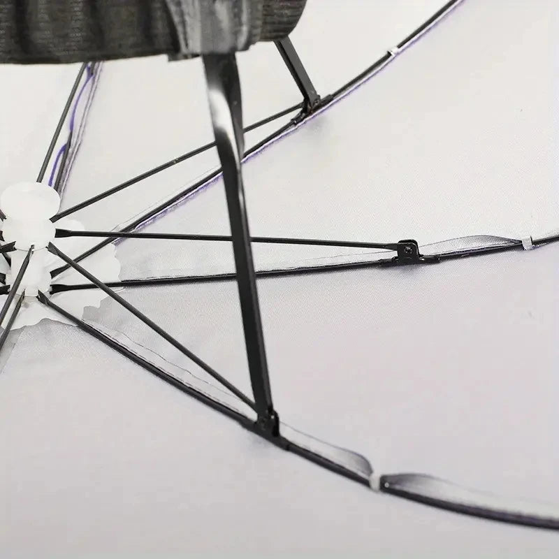 Head WearingUmbrella For Men And Women Outdoor Folding Sunny Umbrella Outdoor Sunshade Windproof Umbrella, Folding Hat Umbrella