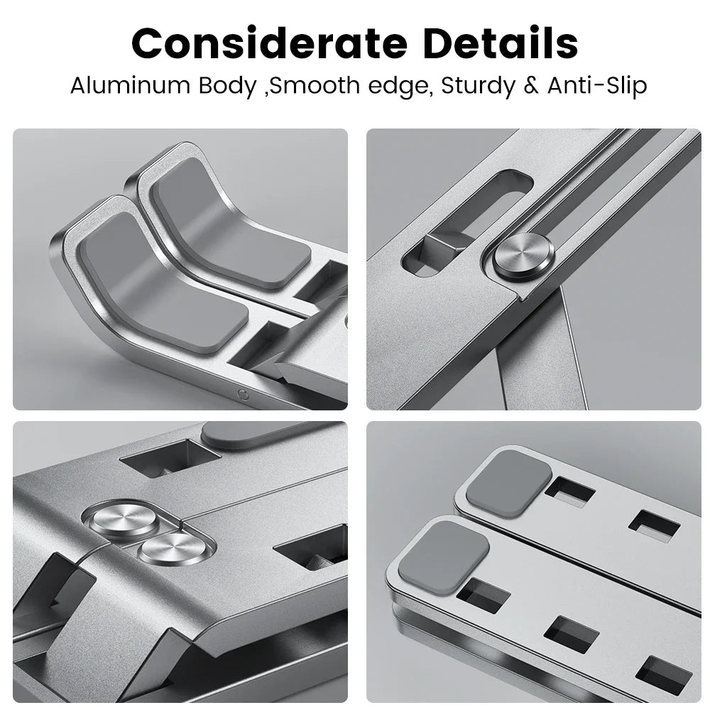 Portable  Aluminum Laptop Stand  Foldable Lap Top Base Notebook Support Computer Bracket For Macbook Air Pro Holder Accessories