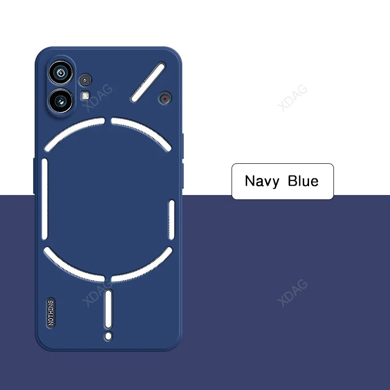 Coque de téléphone pour téléphone (1) One 5G A063, simple et tendance, protection arrière en silicone liquide de haute qualité, originale