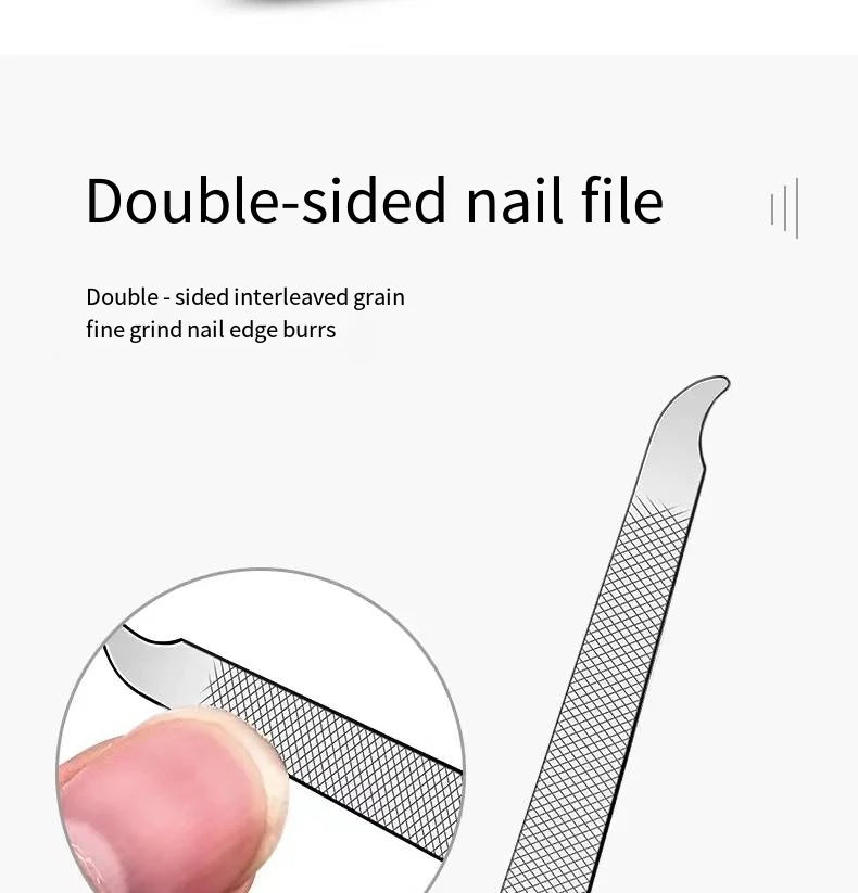 Ensemble de ciseaux à ongles haut de gamme pour hommes et femmes, coupe-ongles spéciaux, outils de manucure et de beauté, 6 pièces, portables
