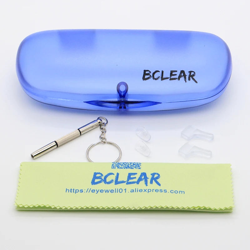 BCLEAR Classic Eyewear Pure Titanium Glasses Frame Men Eyeglasses Optical Prescription Reading Clear Eye Lens Male Spectacle