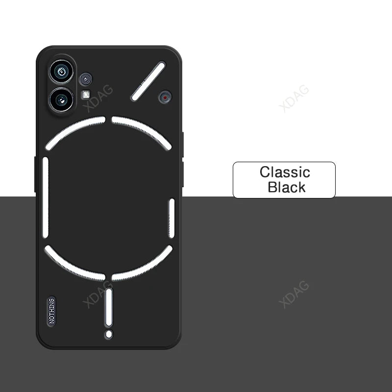 Coque de téléphone pour téléphone (1) One 5G A063, simple et tendance, protection arrière en silicone liquide de haute qualité, originale