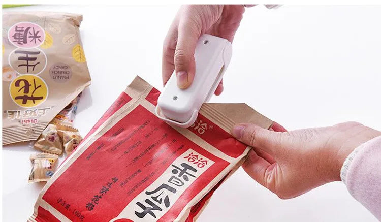 Mini machine à sceller les sacs Hea, scelleuse d'emballages, sacs alimentaires en plastique thermique