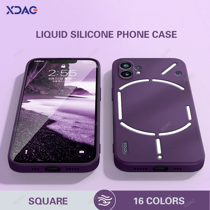 Coque de téléphone pour téléphone (1) One 5G A063, simple et tendance, protection arrière en silicone liquide de haute qualité, originale