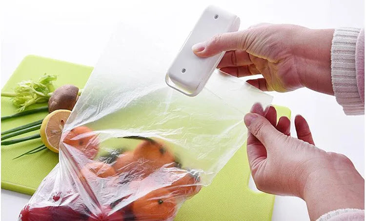 Mini machine à sceller les sacs Hea, scelleuse d'emballages, sacs alimentaires en plastique thermique