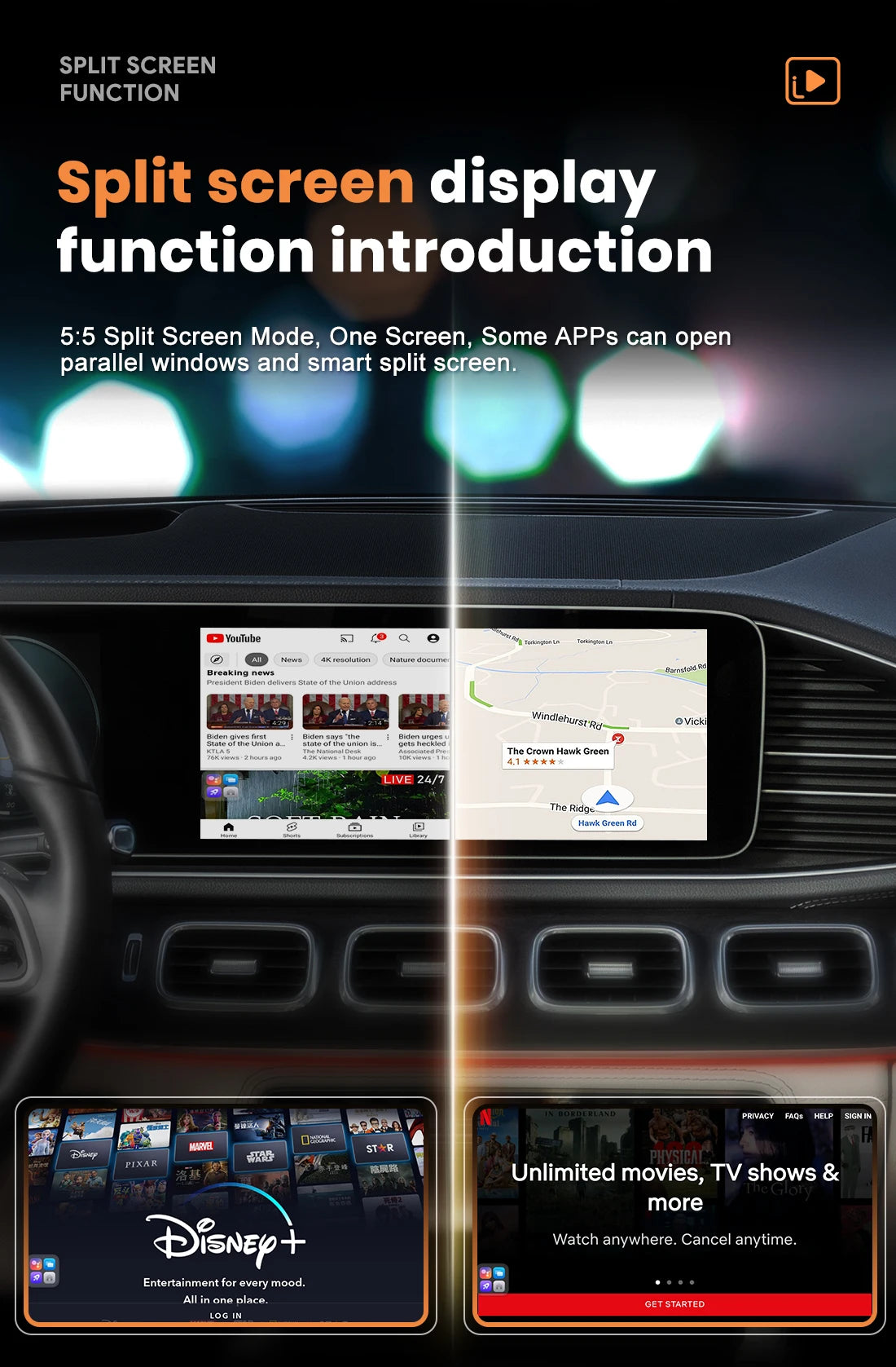 2025 MMB Max 4.0 Android13 Ultra Box QCM6125 8-Cores Wireless CarPlay Android Auto Ai Box 8+128G Auto Connection YouTube Netflix