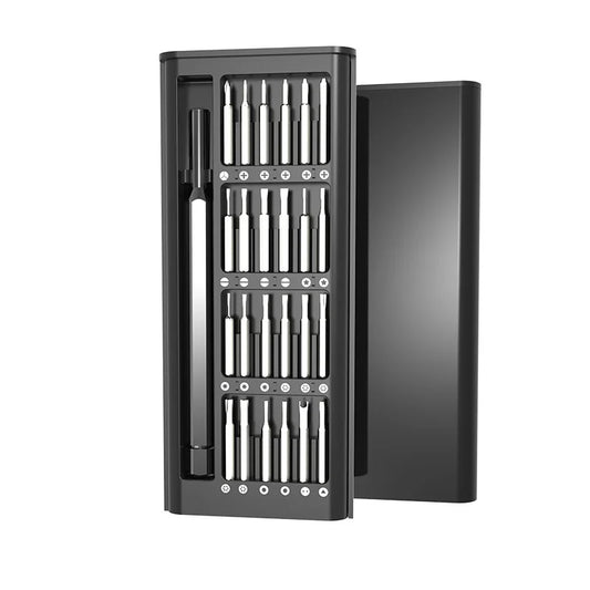 Jeu de tournevis de précision magnétiques 25 en 1 avec mini-tournevis de poche 24 pièces, petit kit de réparation pour téléphone portable/PC/caméscope
