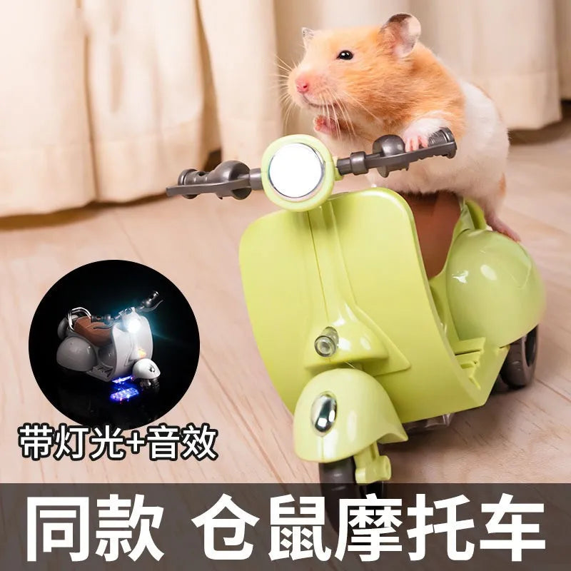 * Labubu Doll Mini Electric Motorcycle,labubu Doll Accessories, Fun Cute Doll Toys,With Lights and Music,DIY Kid Christmas Gift