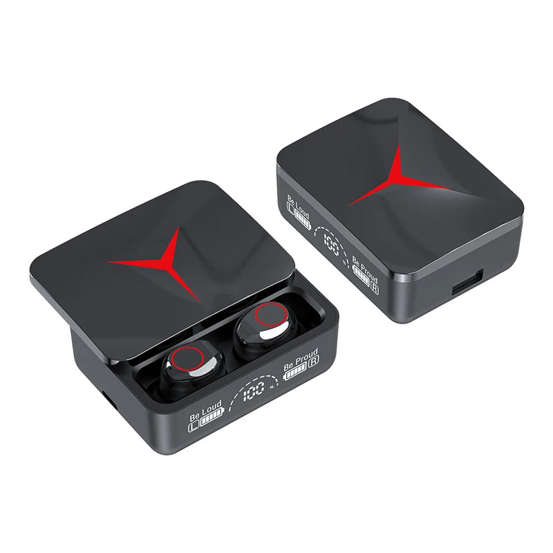 Nouveaux écouteurs Bluetooth 5.3 M90 Pro, casque sans fil à commande tactile, casque de jeu hi-fi stéréo à réduction de bruit avec micro