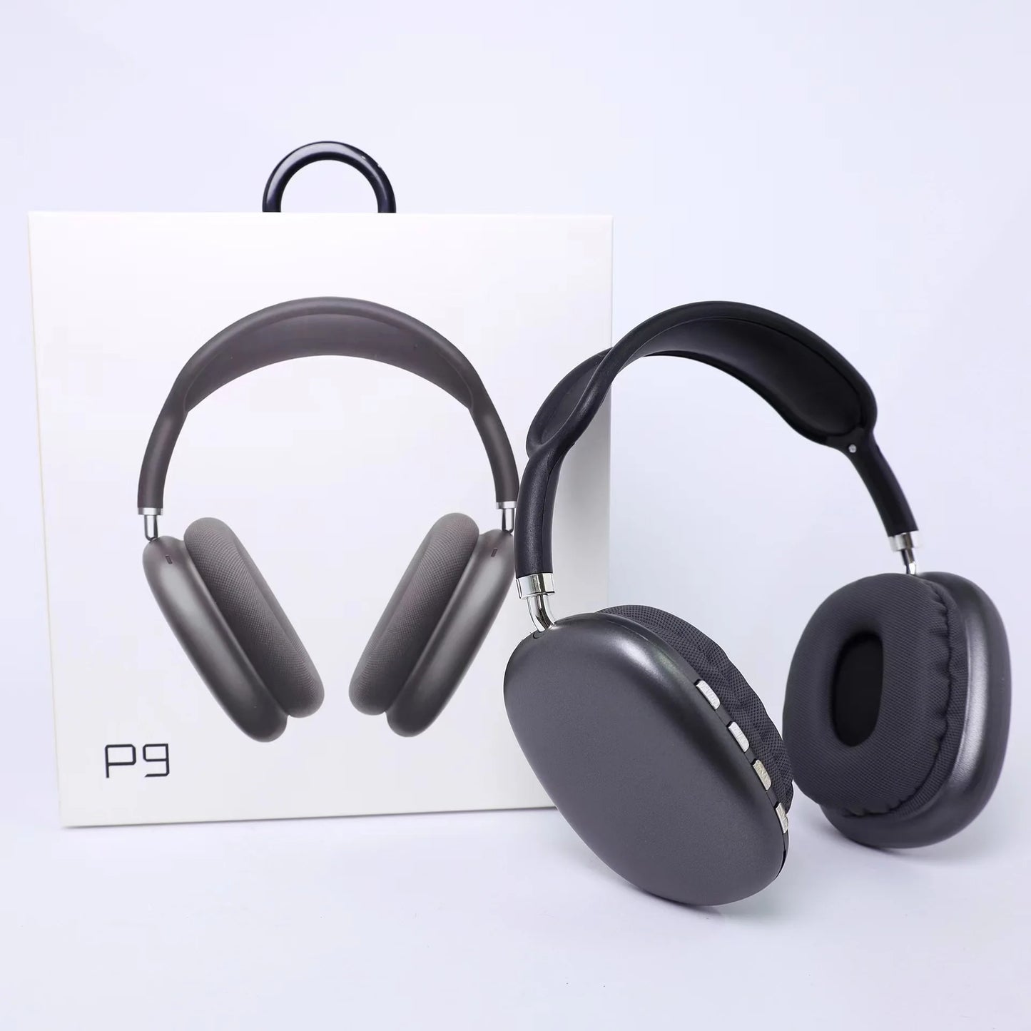 Casque Bluetooth sans fil P9 pour jeux et sports de plein air, avec micro et réduction du bruit