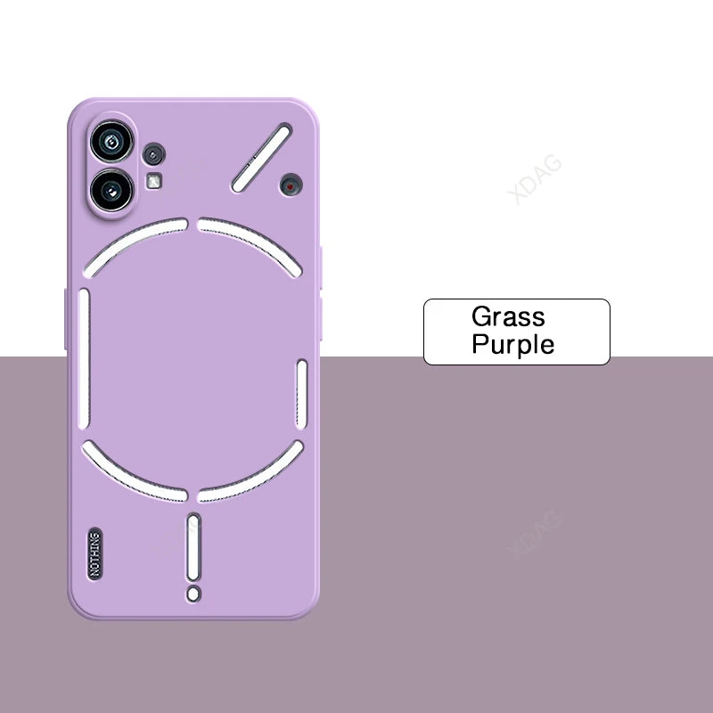 Coque de téléphone pour téléphone (1) One 5G A063, simple et tendance, protection arrière en silicone liquide de haute qualité, originale