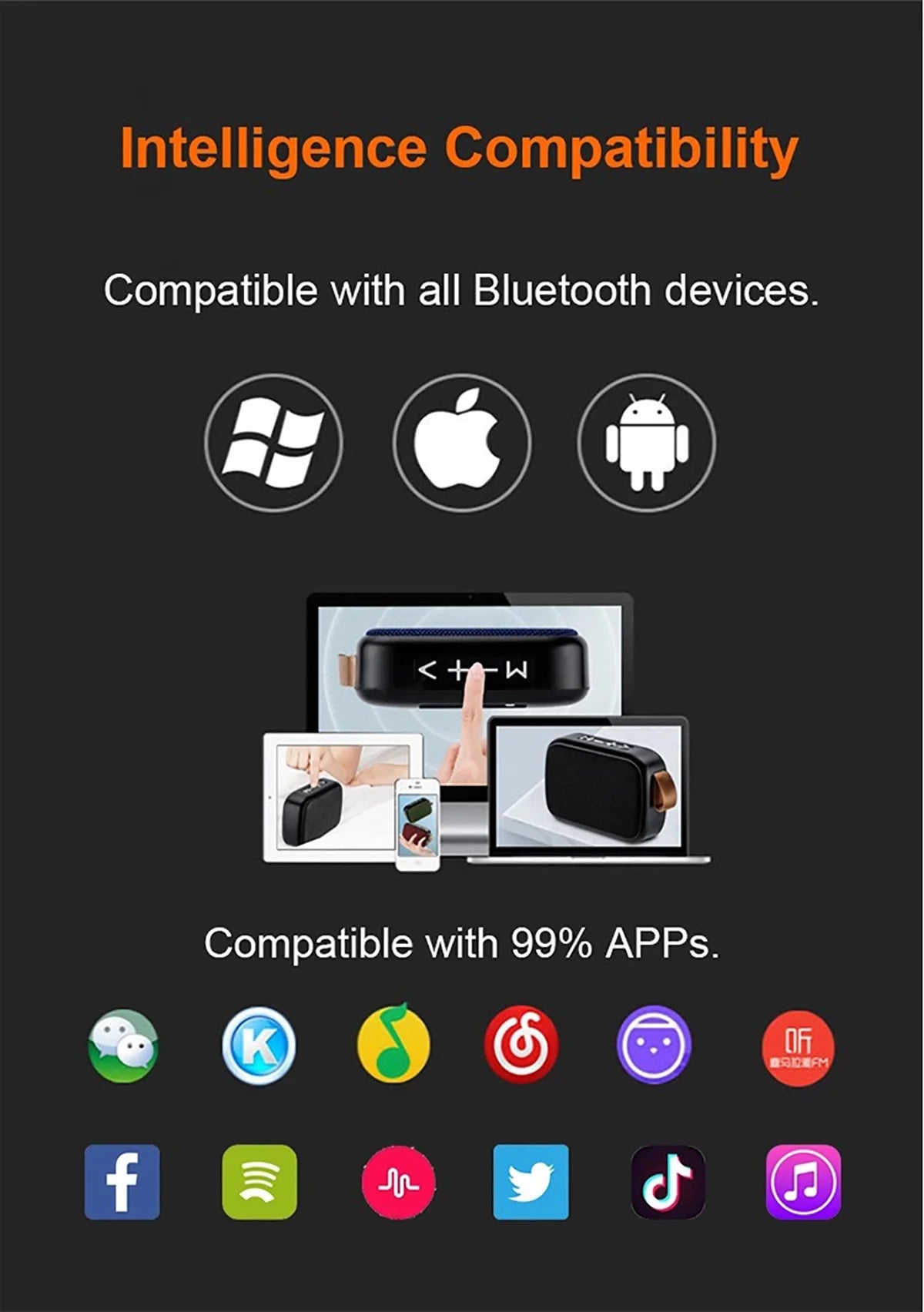 Enceintes portables d'extérieur Bluetooth 5.0 Mini Oxford, haut-parleur sans fil, colonne, lecteur de musique stéréo 3D, son surround HiFi