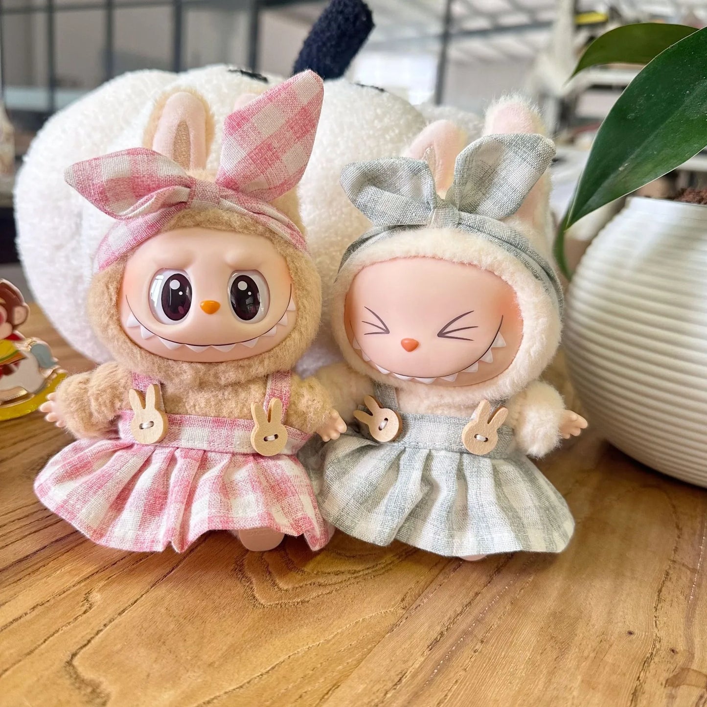 * Labubu Sit-Down Party Series doll clothes, clothing, designer luxury skirts, LABUBU accessories，labubu clothing designer