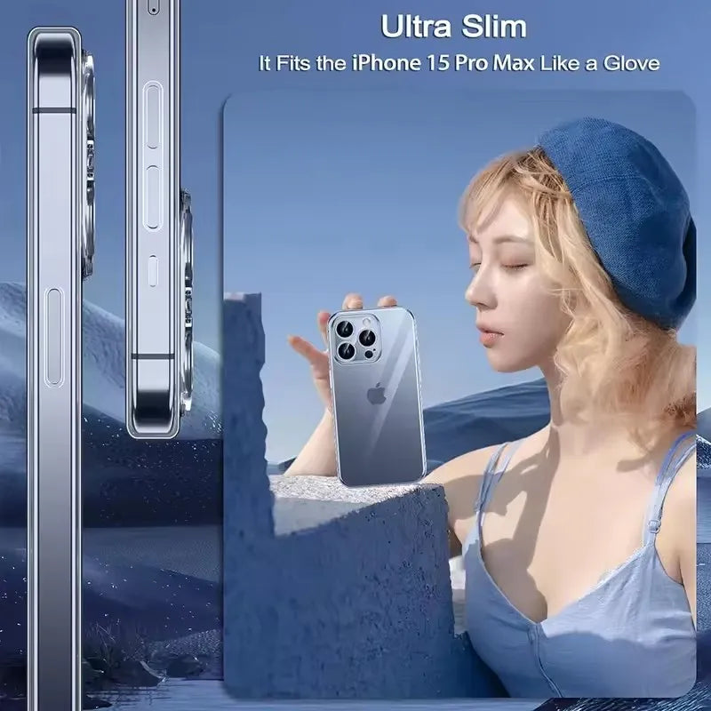 For iPhone 17 Air 16 15 14 13 12 11 Pro Xs Max Mini 16e XR 7 8 6 6s Plus 16e SE 2020 Case Clear Soft TPU Ultra-thin Back Cover