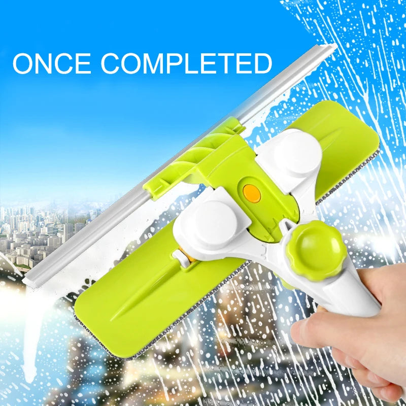 Brosse télescopique de nettoyage de vitres de grande hauteur améliorée par Eworld Hot pour le nettoyage de la poussière des vitres Brosse de nettoyage des vitres Hobot