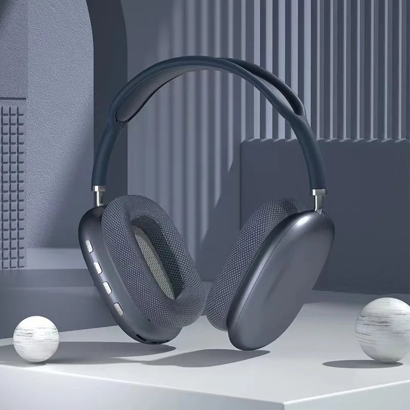 Casque Bluetooth sans fil P9 pour jeux et sports de plein air, avec micro et réduction du bruit
