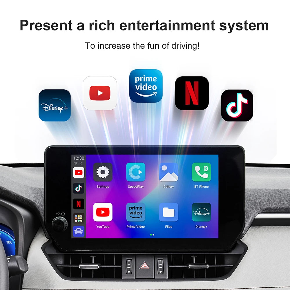 2025 Android 13 Carplay Box Android Auto Wireless Smart TV Box 2G+32G Car Intelligent System WIFI Support Netflix YouTube