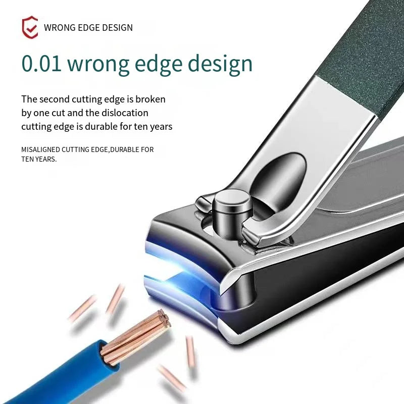 Ensemble de ciseaux à ongles haut de gamme pour hommes et femmes, coupe-ongles spéciaux, outils de manucure et de beauté, 6 pièces, portables