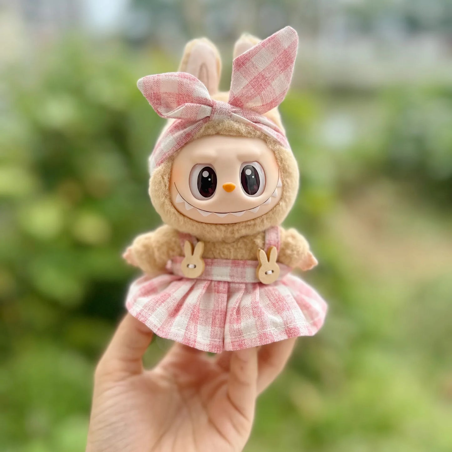 * Labubu Sit-Down Party Series doll clothes, clothing, designer luxury skirts, LABUBU accessories，labubu clothing designer