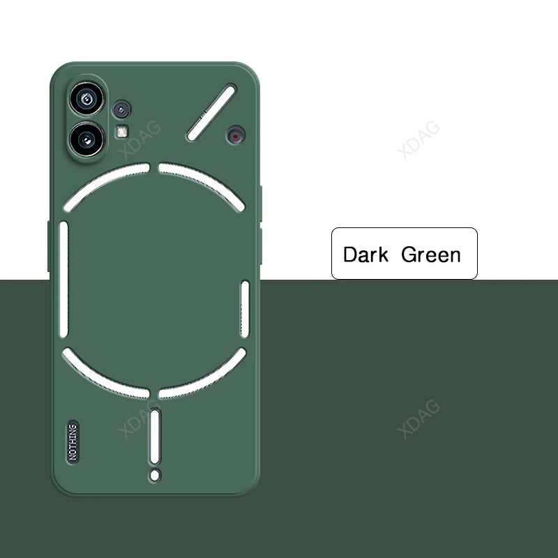 Coque de téléphone pour téléphone (1) One 5G A063, simple et tendance, protection arrière en silicone liquide de haute qualité, originale
