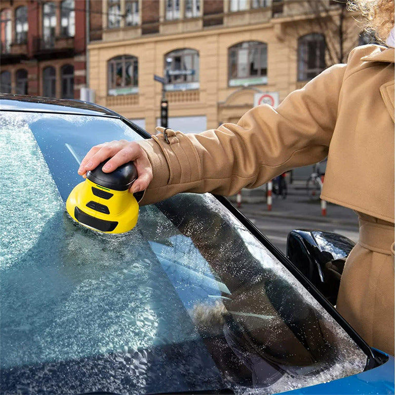 Grattoir à neige sans fil avec batterie, grattoir à glace électrique durable et portable pour fenêtre, pour le dégivrage automatique