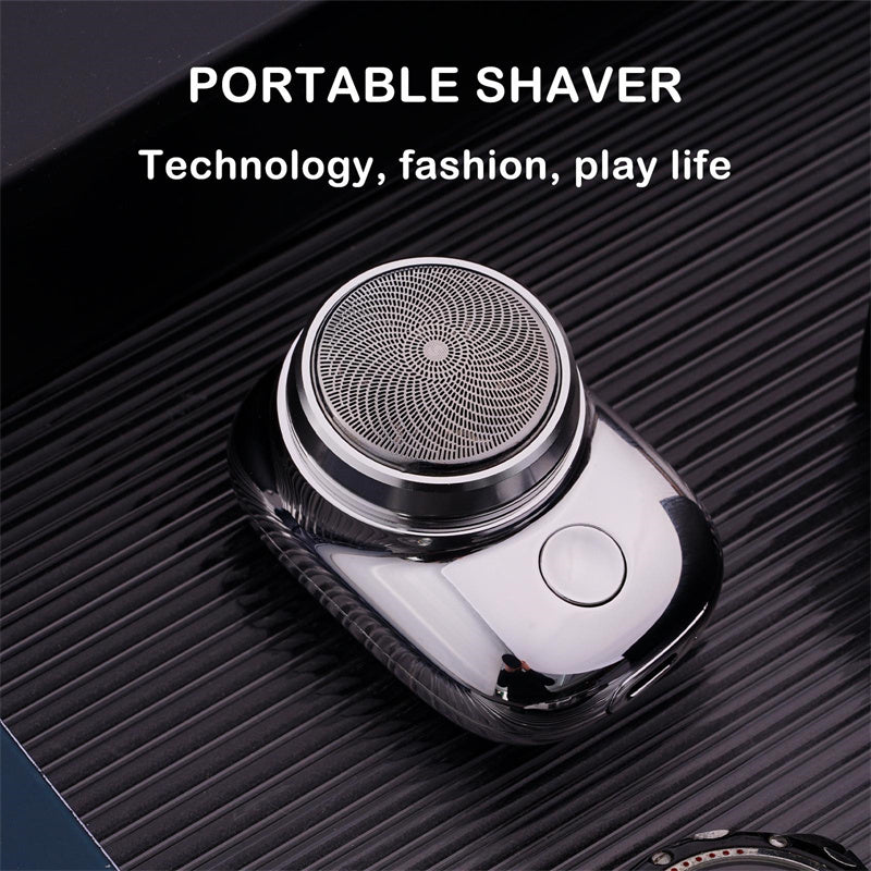 Mini rasoir portable sans fil rechargeable par USB, rasoir électrique pour le visage, humide et sec, indolore, petite taille, pour hommes